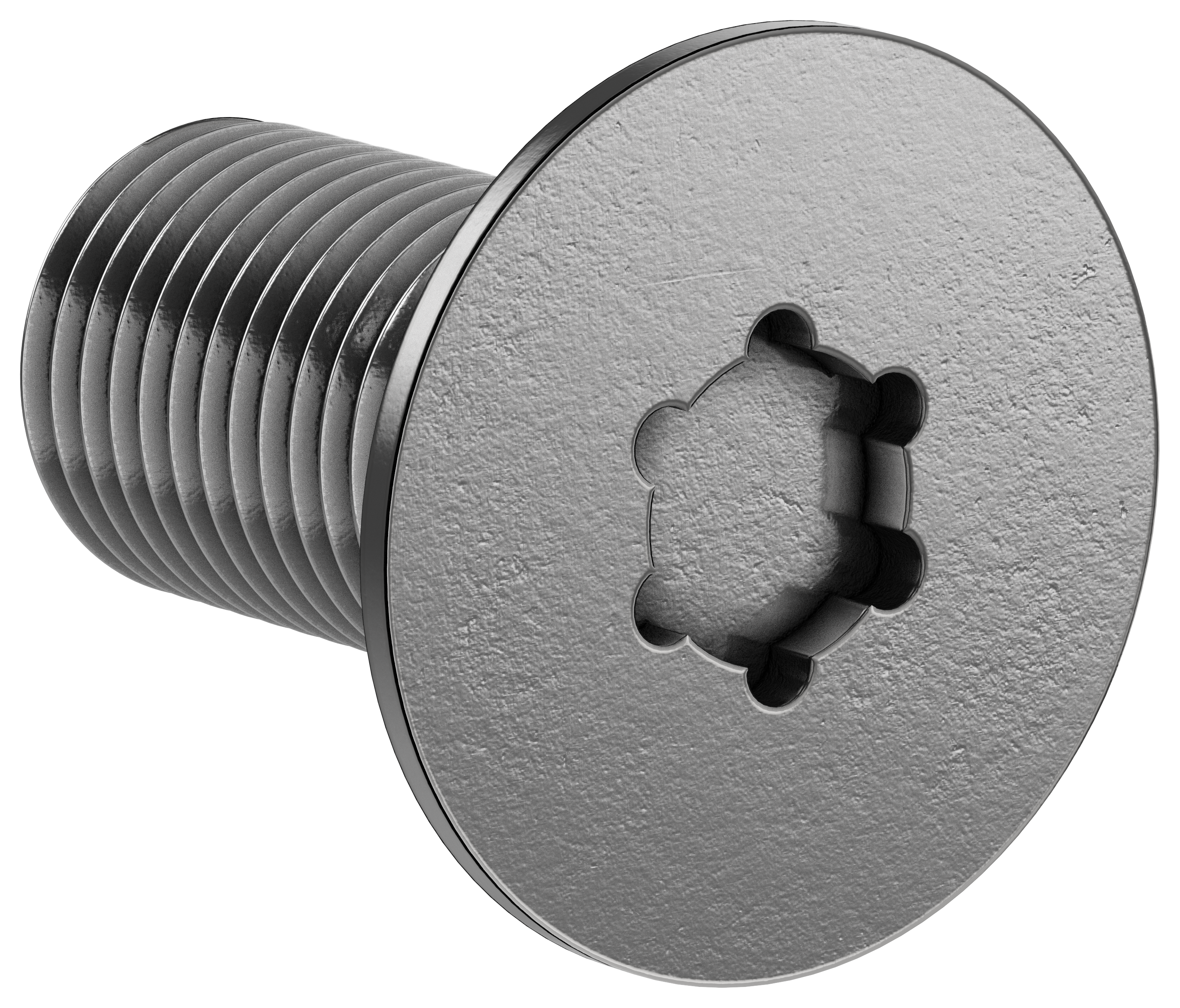 FORMAT Винт М6х12 самонарезающий потайная головка шестирадиусный шлиц TORX30 DIN 7500M (20шт/упак) IEK FO-00D-VTORX-M6X12-020