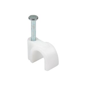 Скоба крепежная круглая (7мм.) (50шт.) EKF plcn-sr-7