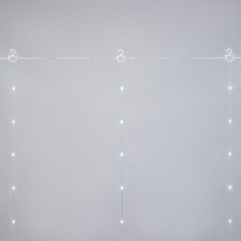 Гирлянда Светодиодный дождь из росы 3х3 м, белый, USB + пульт управления NEON-NIGHT 315-985