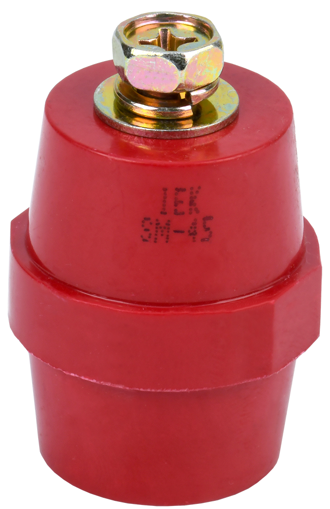 Изолятор SM45 (М8) силовой с болтом IEK