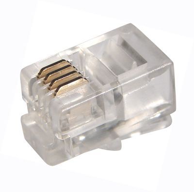 Разъем телефонный UTP RJ-9 (4P4C), CAT 3 PROconnect 05-1001-3