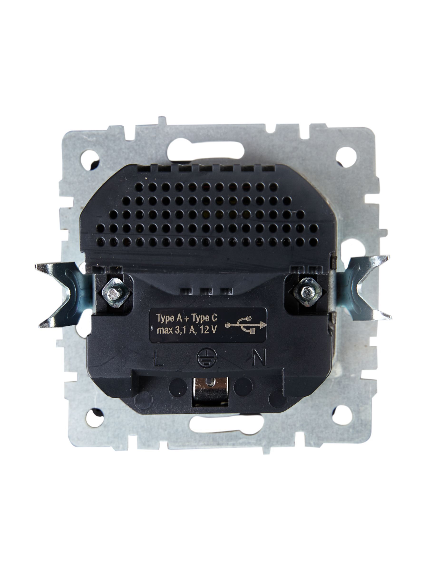 BRITE Розетка 1-местная с заземлением с защитными шторками 16А с USB A+C 18Вт РЮш11-1-БрТБ темная бронза IEK - Фото 8