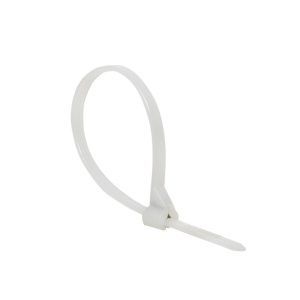 Хомут нейлоновый со стальным зубом (б), 3x100 (100шт) EKF plc-fl-ctsbw-3x100