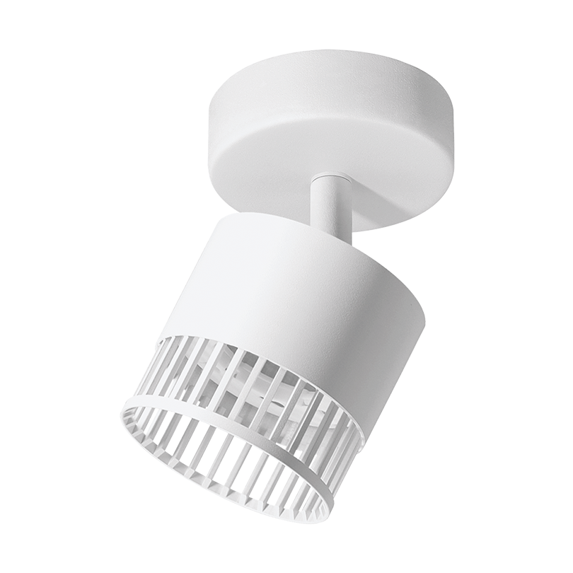 Накладной светильник WOLTA WSL-GX53/19W-1 PORTA под лампу GX53 Белый  D85x80 WSL-GX53/19W-1