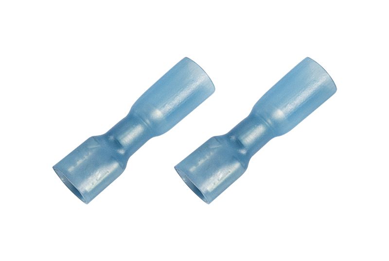 Клемма плоская полностью изолированная термоусаживаемая РПи-м-т 2.5-(6.3)/РпИм-т 2-7-0,8 гнездо 6.6 мм 1.5-2.5 мм² синий REXANT 08-0634