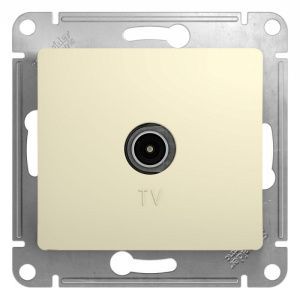 Розетка телевизионная TV Glossa коннектор механизм беж. SE GSL000293 466240
