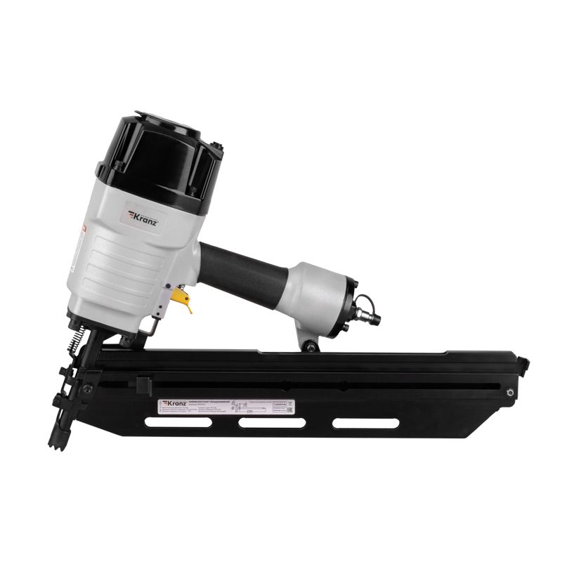 Пневмопистолет гвоздезабивной (нейлер) N90/D21, наклон 21 градус KRANZ KR-16-1620