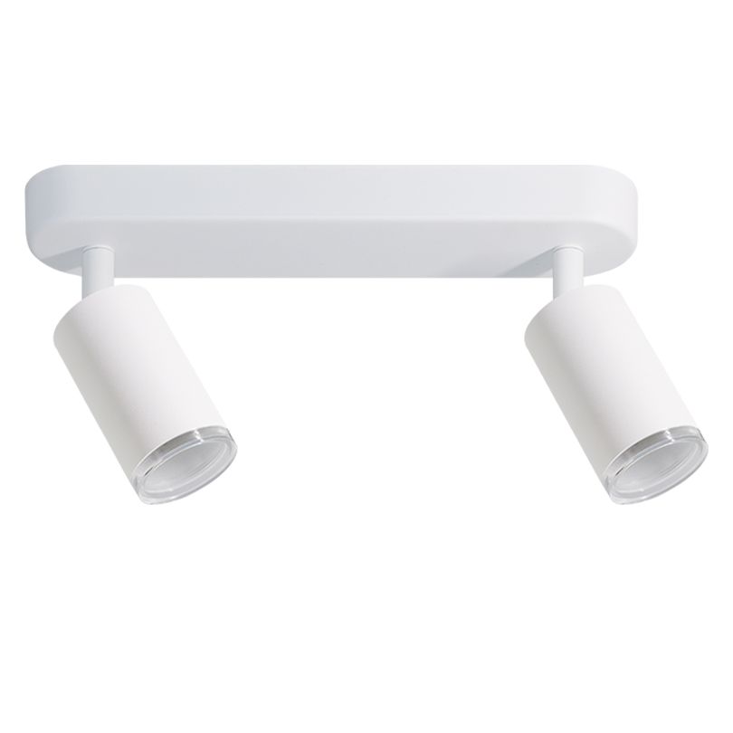 Накладной светильник WOLTA WSL-GU10/2W14W AQUA двойной под лампу GU10 IP44 Белый матовый φ55*260*165mm WSL-GU10/2W14W