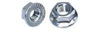 Гайка М8 с фланцем, цинк, DIN 6923 (50 шт.в пласт. конт.) STARFIX SMP1-66043-50