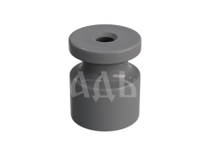 Изолятор пластиковый для наружного монтажа витой электропроводки, D20х24мм, цвет -серый GE30025-07