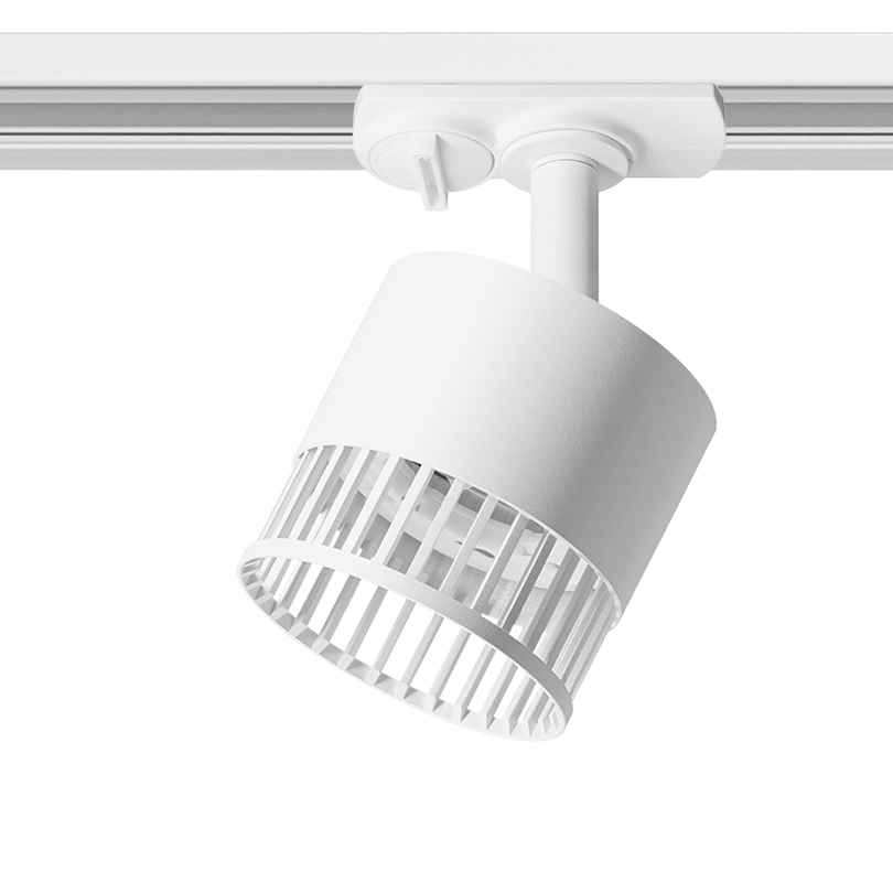 Трековый светильник WOLTA WTL-GX53/19W PORTA под лампу GX53 Белый  D85x80 WTL-GX53/19W