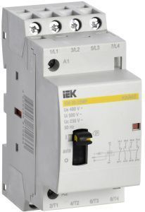 Контактор модульный с ручным управлением КМ20-22МР AC KARAT IEK MKK12-20-22