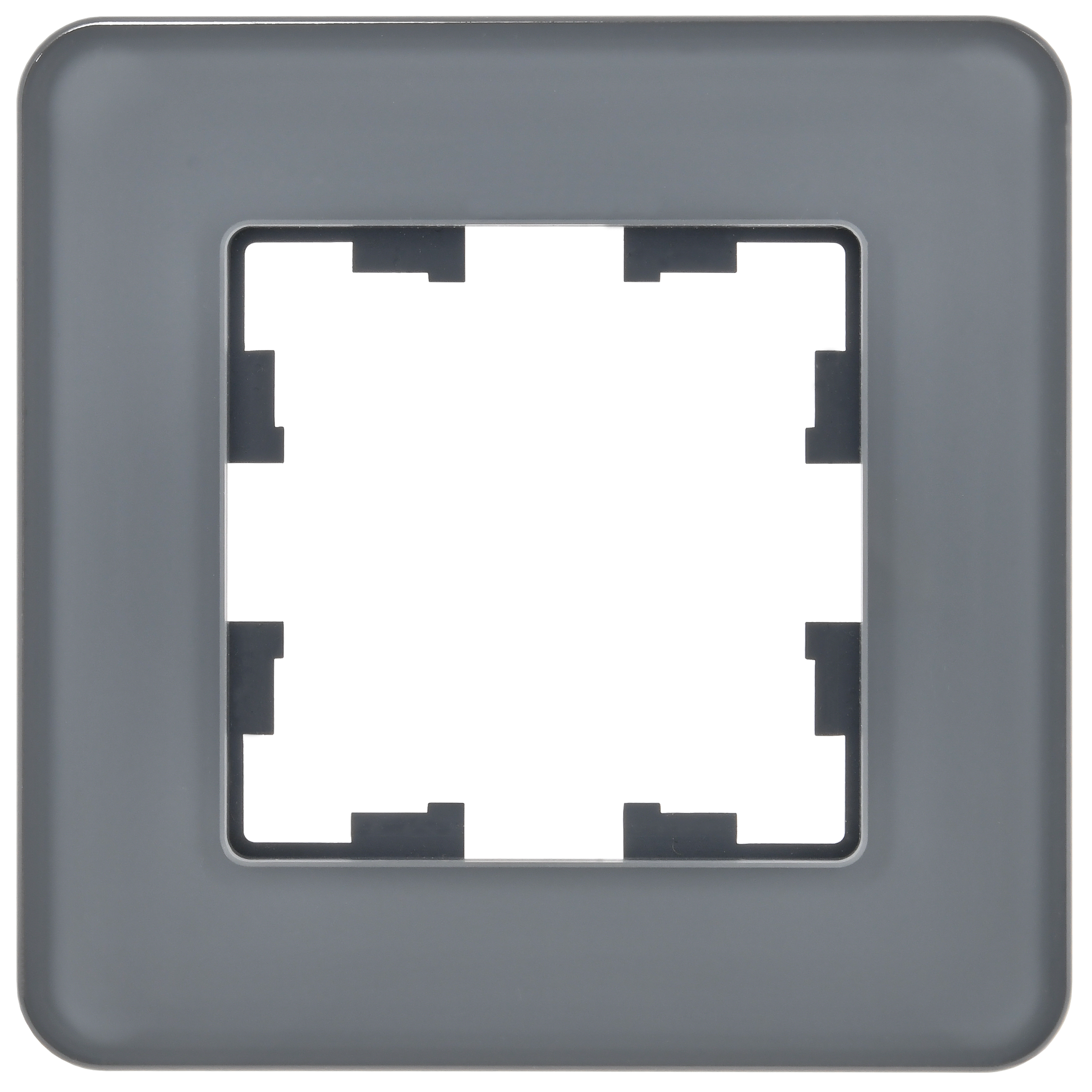 BRITE Рамка 1-местная РУ-1-2-Бр стекло графит RE IEK - Фото 6