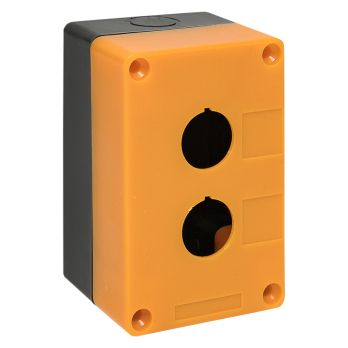 КП102 пластиковый 2 кнопки желтый EKF