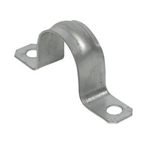 Скоба метал. двухлапковая d25-26 мм (10 шт) EKF PROxima sm-2-25-26-r