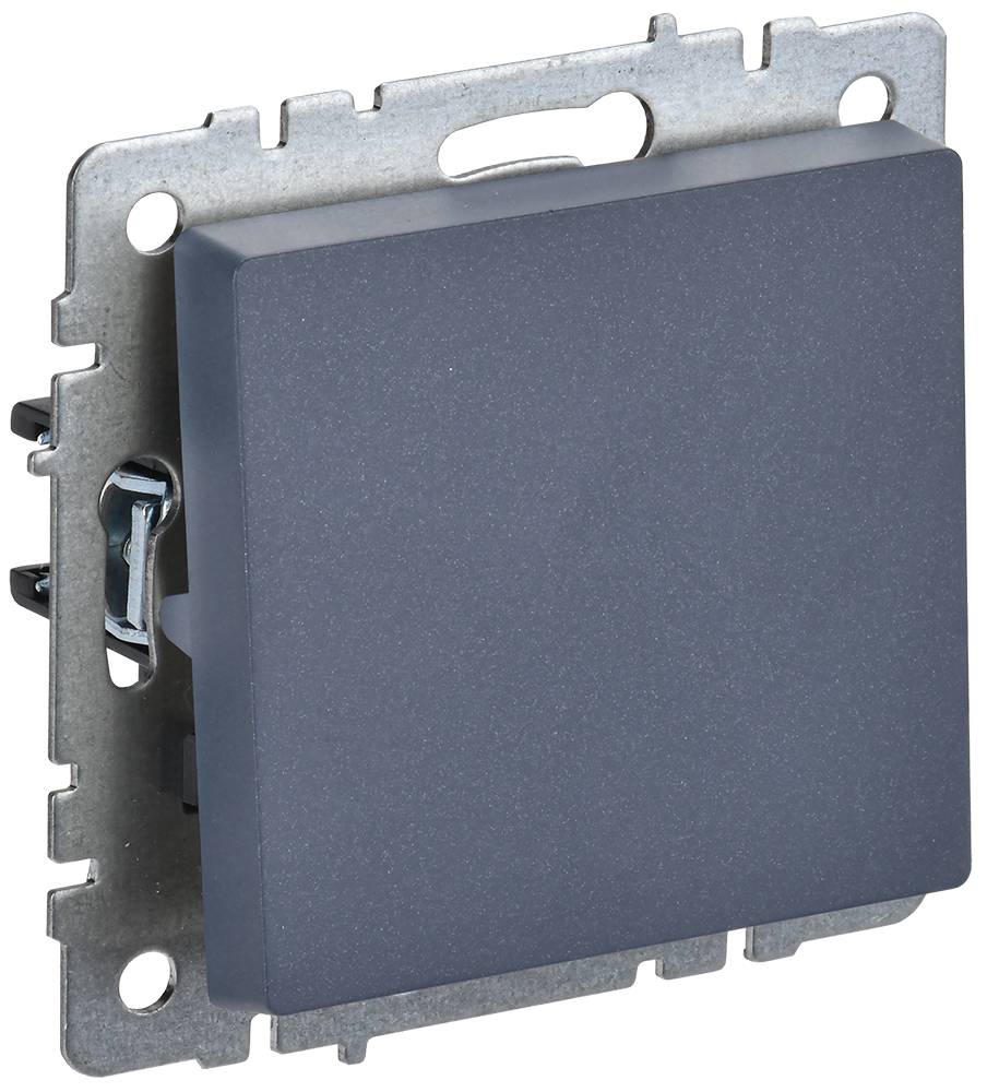 BRITE Выключатель 1-клавишный перекрестный 10А ВС10-1-3-БрМ маренго IEK BR-V13-0-10-K35