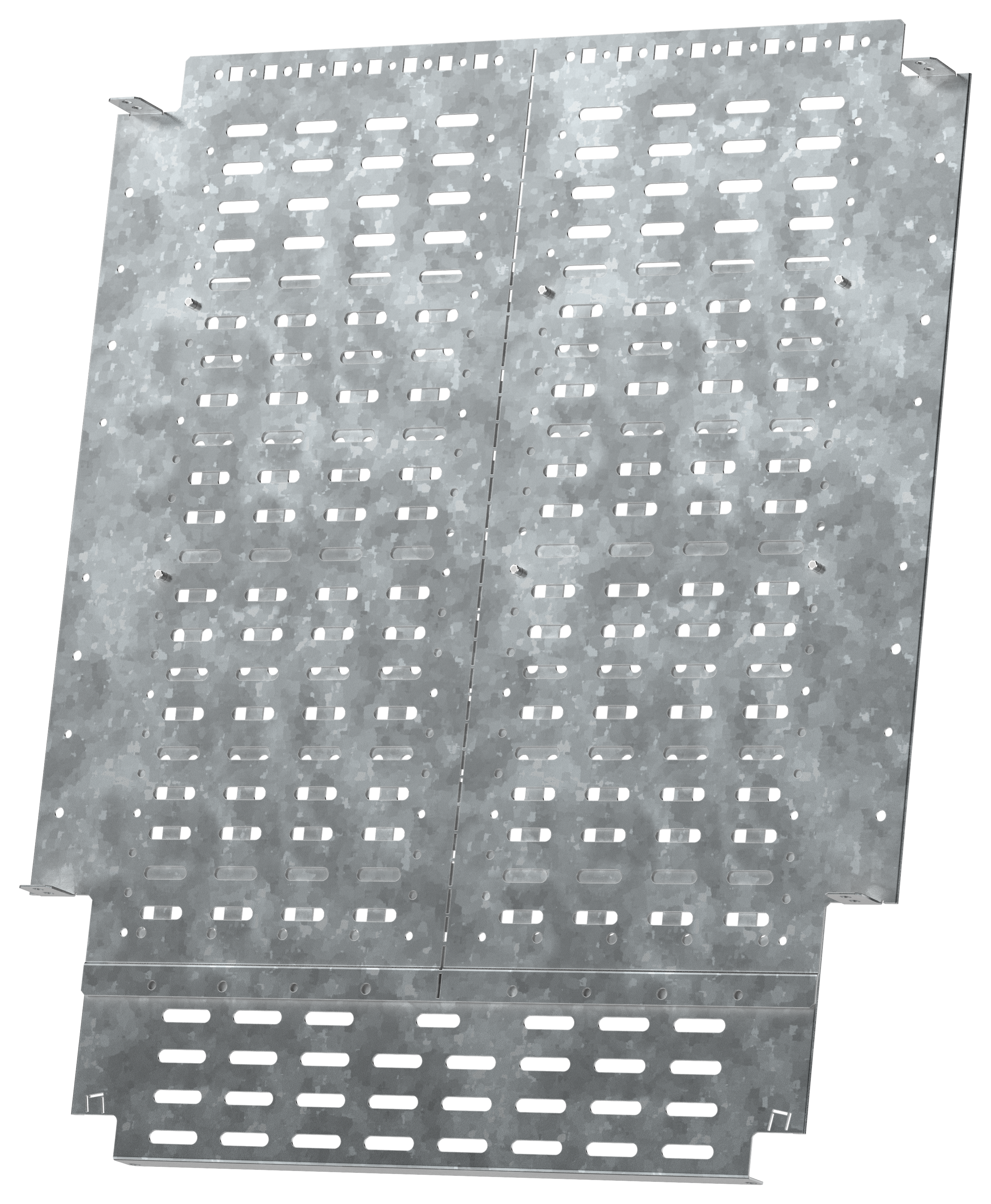 FORMAT Перегородка секционирования монтажной панели задняя горизонтальная 600х600мм в шкаф глубиной 1000мм IEK FO-00-SWMP-060-060