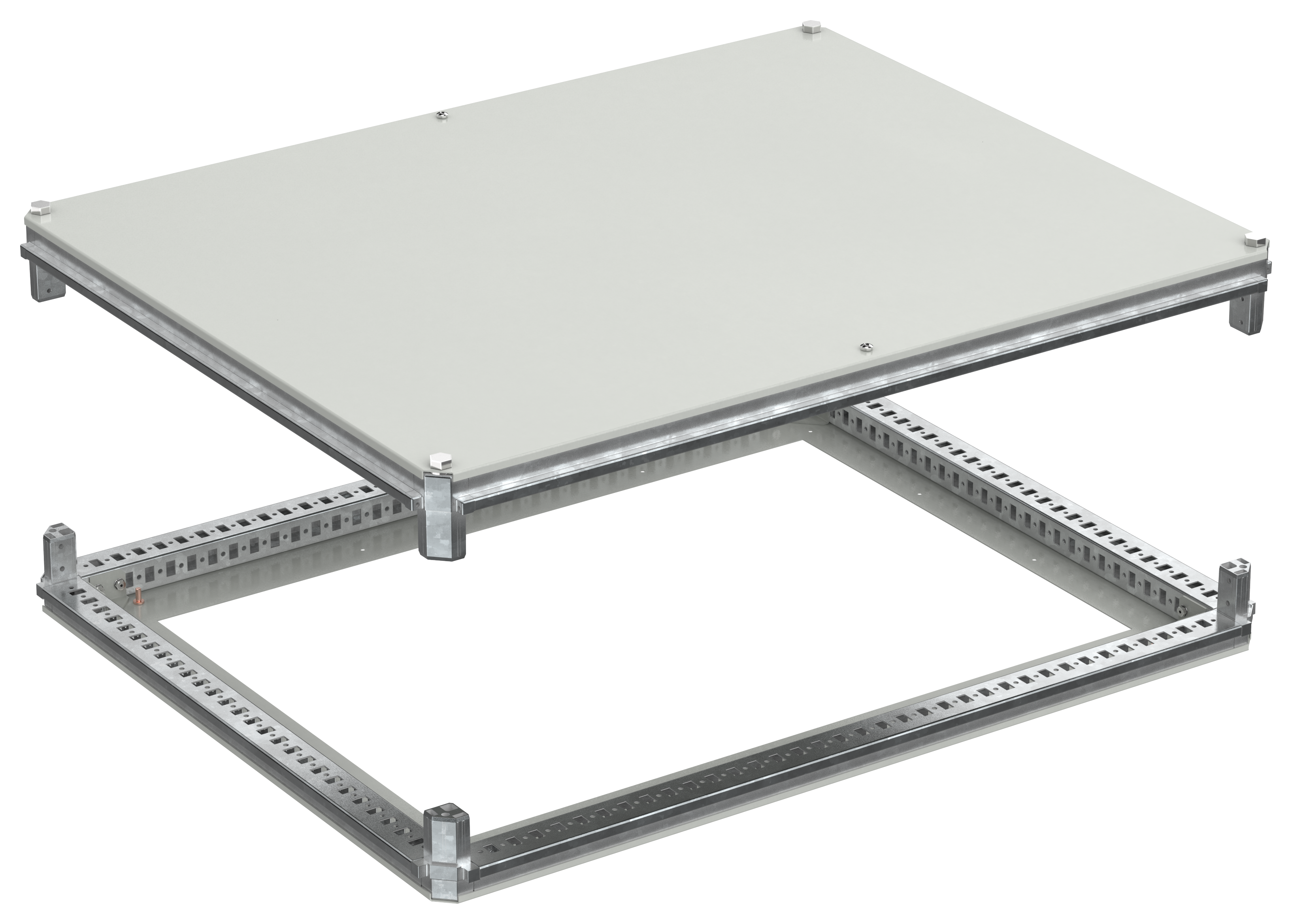 FORMAT Крыша и основание (под фланец) 800х1000мм IEK FO-00-KOF-080-100