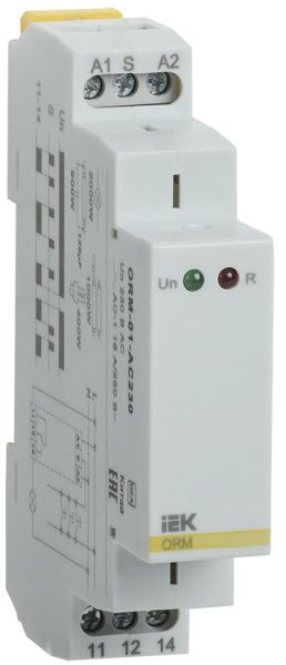 Реле импульсное ORM 1 контакт 230В AC IEK ORM-01-AC230