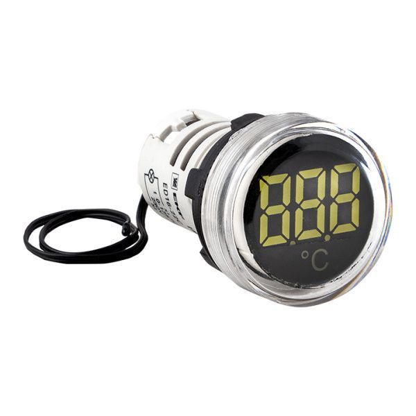 Индикатор значения температуры белый ED16-22С EKF