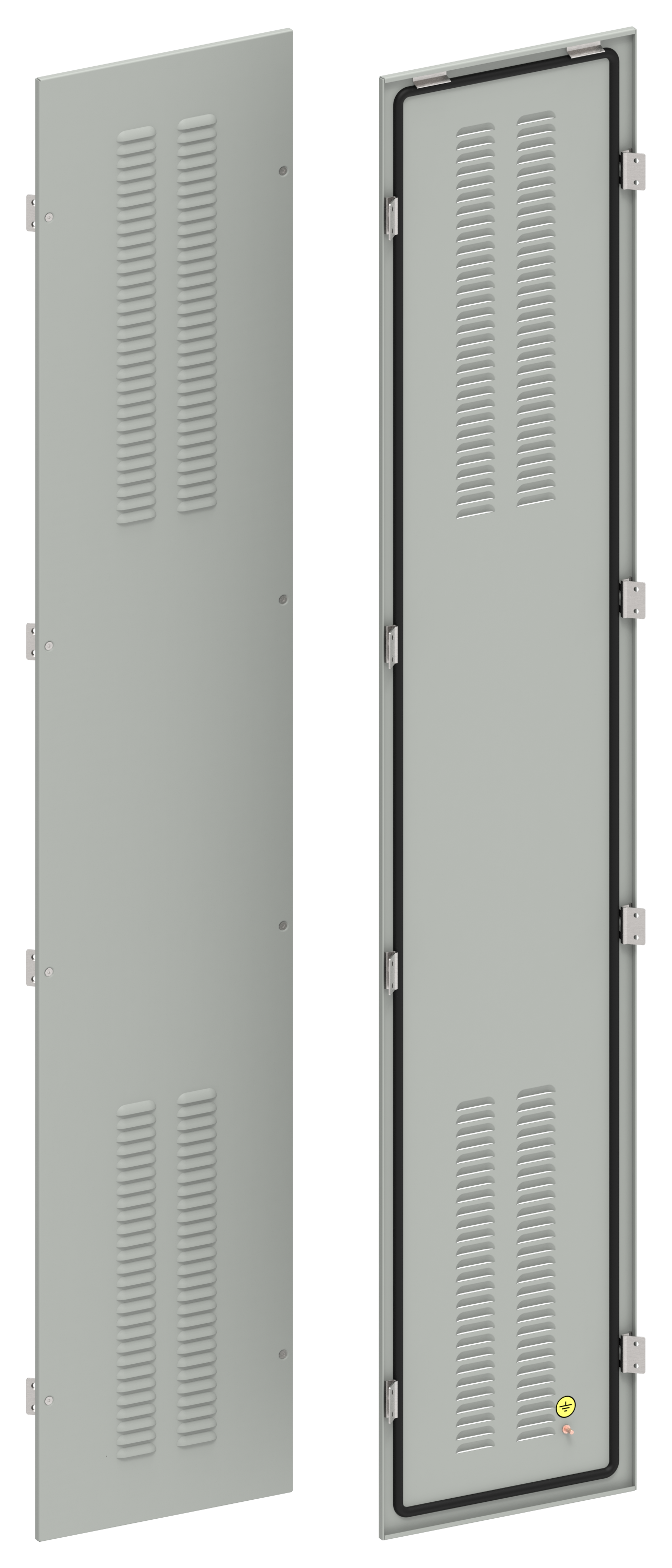 FORMAT Панель боковая вентилируемая 2000х400мм IP31 (2шт/компл) IEK FO-00-PSV-200-040-31