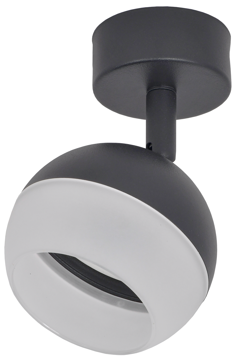 LIGHTING Светильник 4011 накладной настено-потолочный под лампу GX53 черный IEK LT-USB0-4011-GX53-1-K02