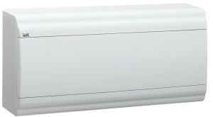 PRIME Корпус пластиковый ЩРН-П-18 модулей навесной белый/белая дверь IP41 IEK MKP82-N-18-WD-41-10