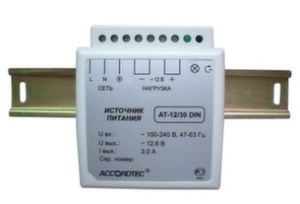 Блок стабилизированного питаниям AT-12/30 DIN AT-12/30-DIN