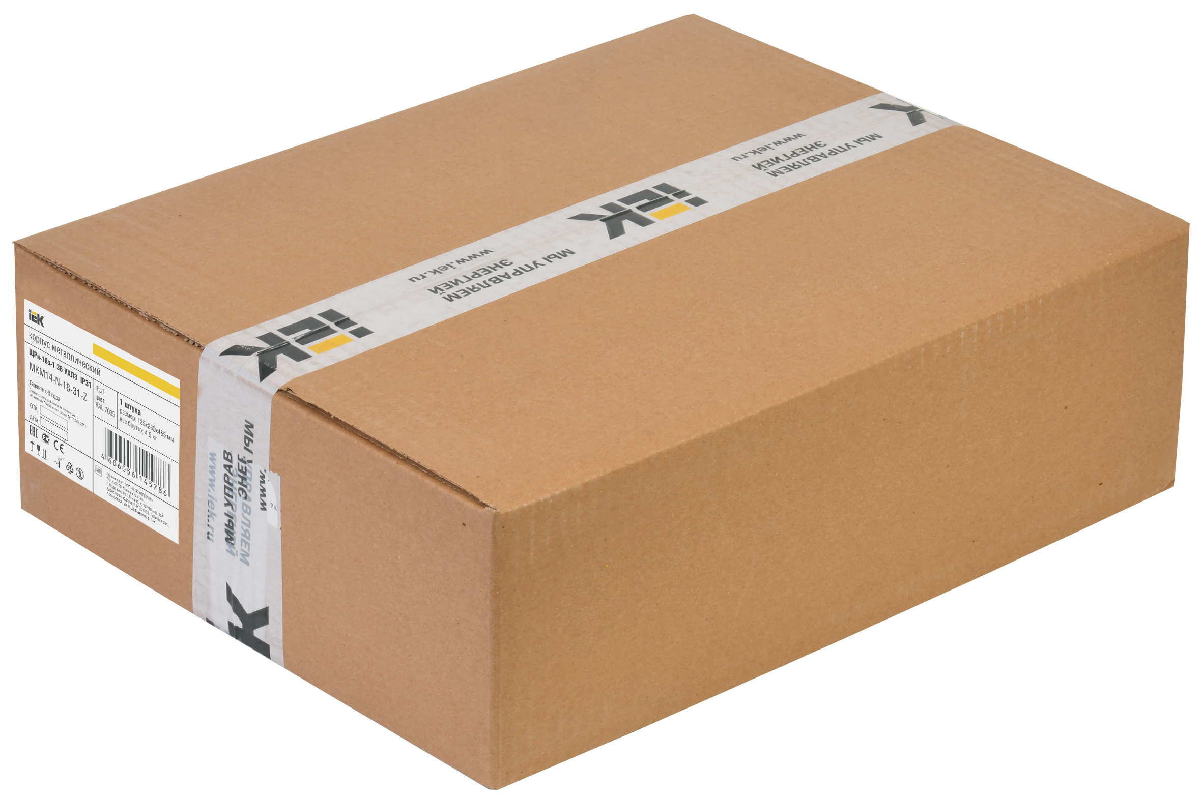 TITAN 3 Корпус металлический ЩРн-18 (265х440х120мм) IP31 IEK - Фото 2