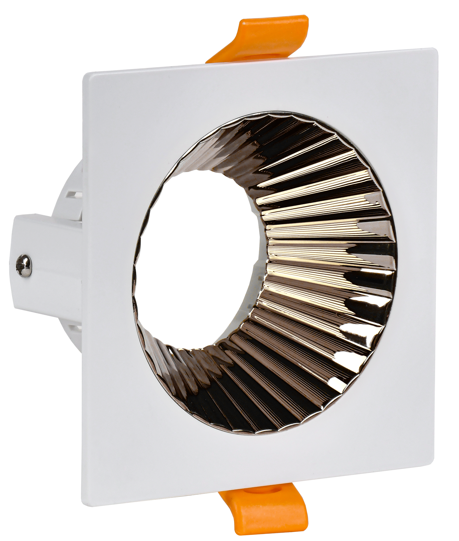 LIGHTING Светильник 4109 встраиваемый поворотный под лампу GU10 белый/шоколад пластик IEK LT-UVB0-4109-GU10-1-K30