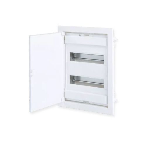 Щит встраиваемый, 2 ряда, 24+4 мод., металл. дверца, IP40 U24EP