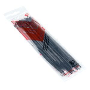 Хомут P6.6 стандартный (ч), 4.8x200 (50шт) FlexLock plc-fl-ctsb-4.8x200-r