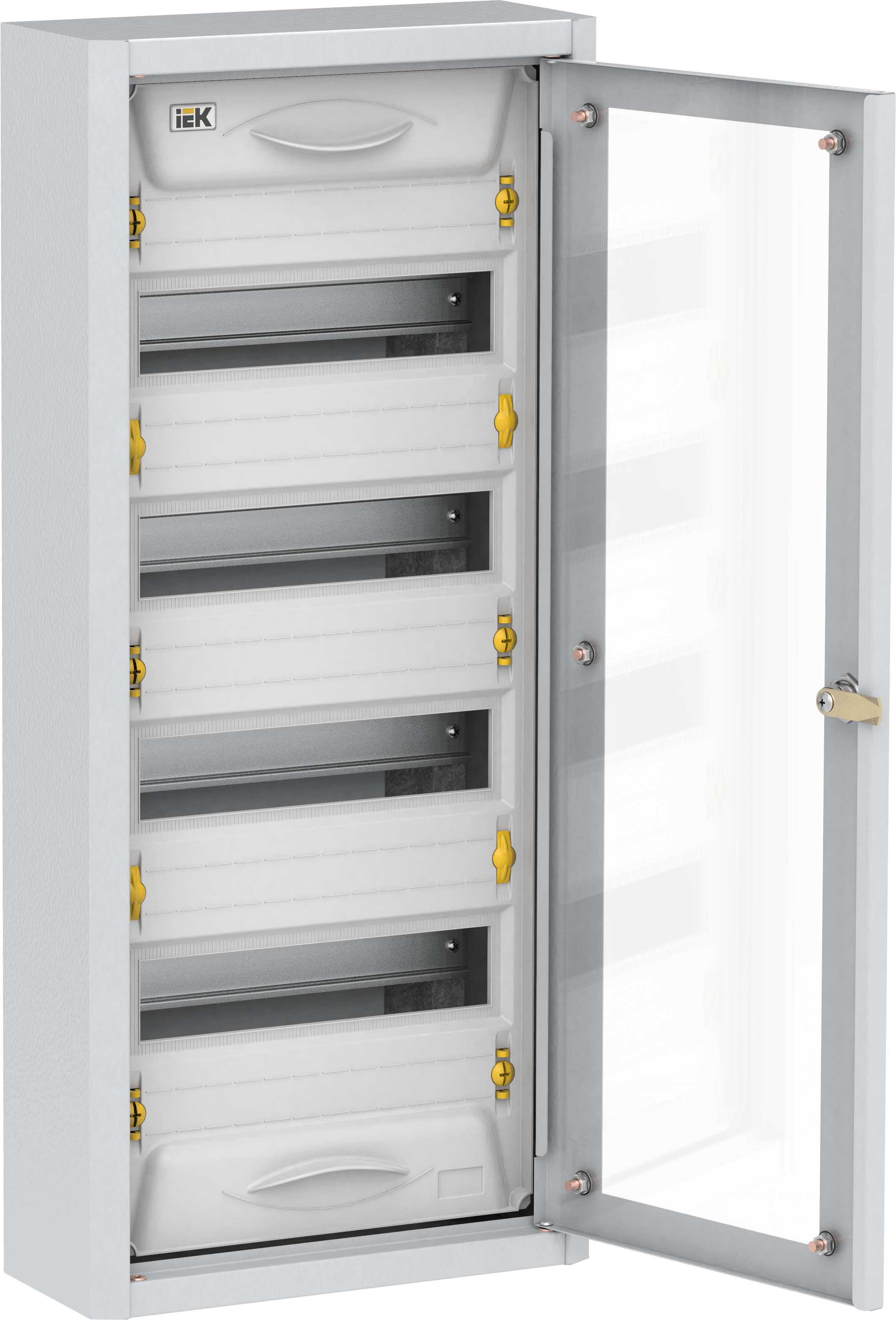 TITAN 5 Корпус металлический ЩРн-48 прозрачная дверь IP31 УХЛ3 IEK MKM16-N-048-31-Z-U