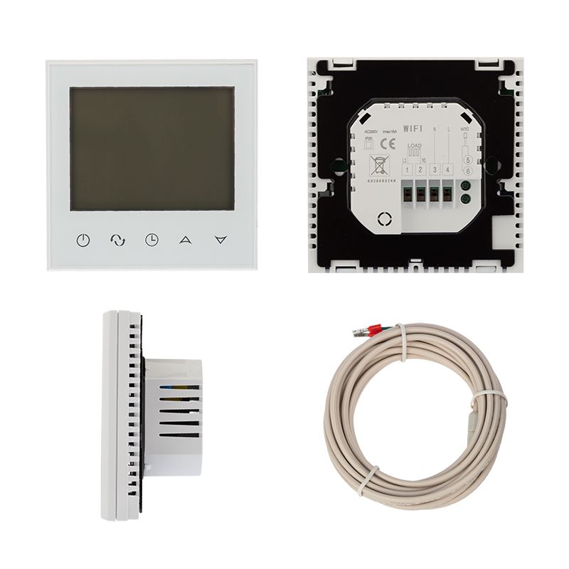 Терморегулятор c сенсорными кнопками R150 Wi-Fi, белый REXANT - Фото 2