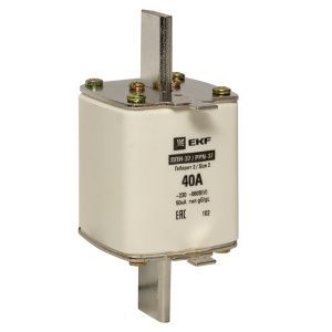 Плавкая вставка ППН-37 400/40А габарит 2 EKF fus-37/400/40
