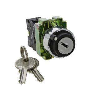 Переключатель BG73 3P с замком возвратный 2NO EKF xb2-bg73