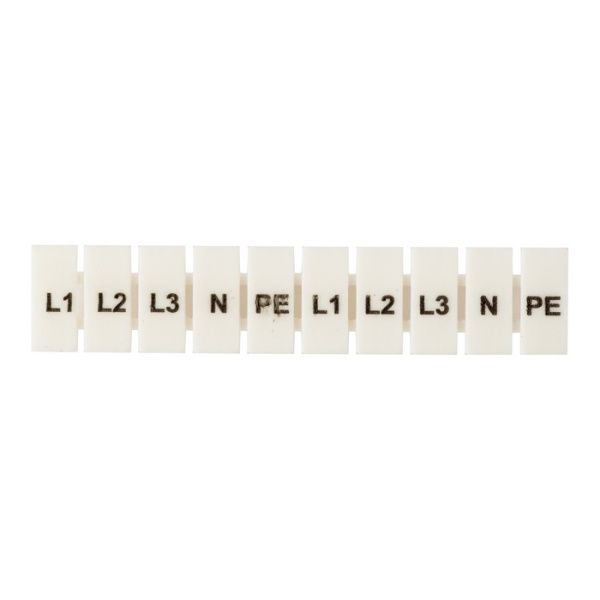 Маркеры для UT/ST/Push-in 2,5 с символами "L1, L2, L3, N, PE" (100 шт.) EKF