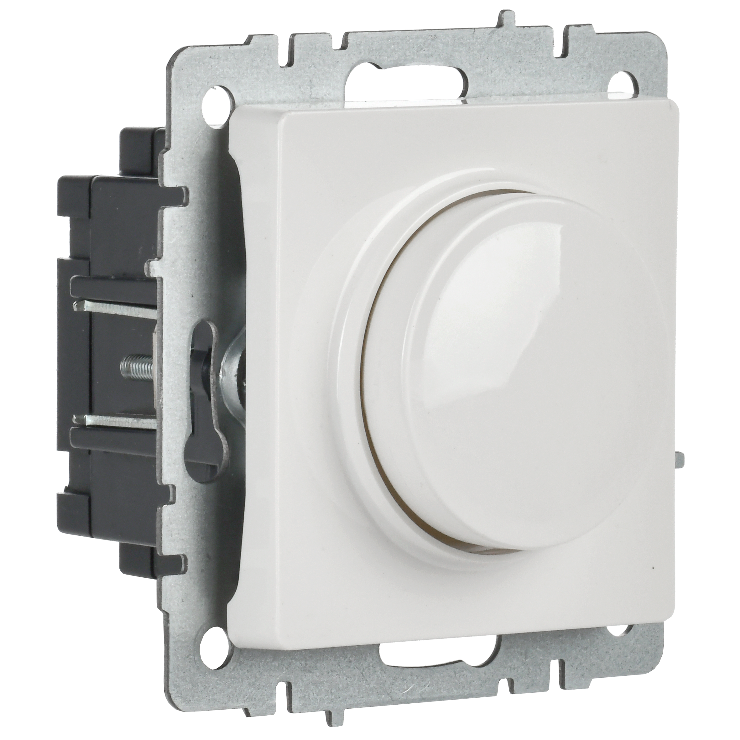 BRITE Светорегулятор поворотно-нажимной 600Вт СС10-1-0-БрБ белый IEK - Фото 5