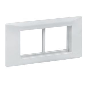 Рамка+суппорт 4 модуля (2 поста) для парапетного кабельного канала EKF C-Line sup-4-105-50