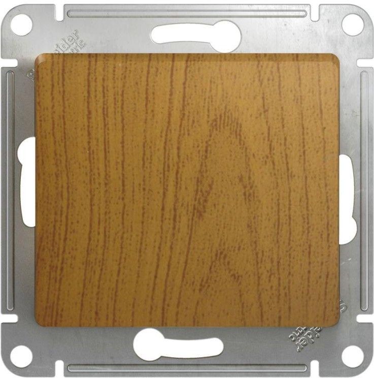 Переключатель проходной 1-кл. СП Glossa 10А IP20 (сх. 6) 10AX механизм дерево дуб SE GSL000561