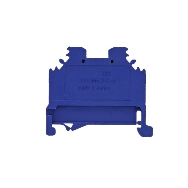 Колодка клеммная пружинная JXB-S-6 41А синяя EKF - Фото 2