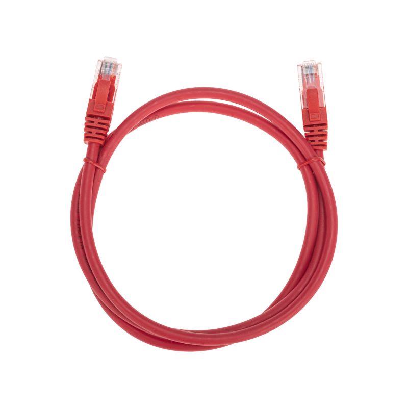 Патч-корд U/UTP, CAT 6, RJ45-RJ45, 26AWG, LSZH, красный, 1м REXANT 02-0293-1