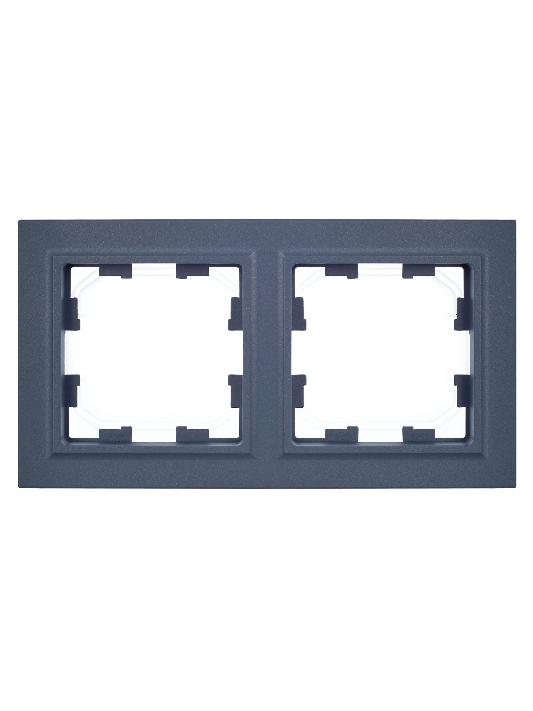 BRITE Рамка 2-местная IP44 РУ-2-БрМ-44 маренго IEK - Фото 6