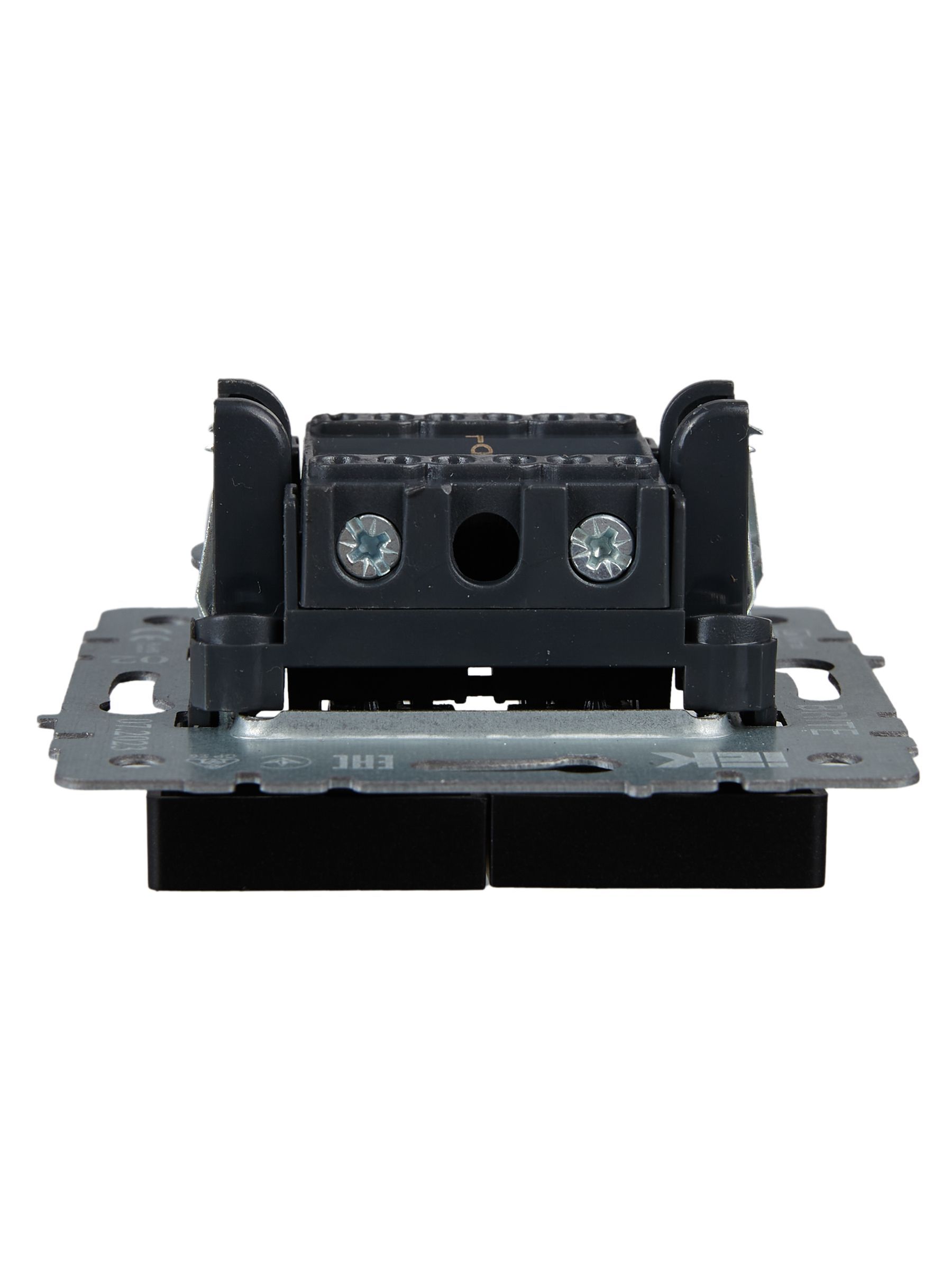 BRITE Выключатель жалюзи 10А ВС10-1-5-БрЧ черный IEK - Фото 2