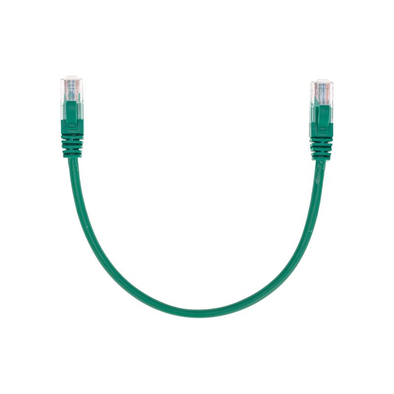 Патч-корд U/UTP, CAT 5e, RJ45-RJ45, 26AWG, LSZH, зеленый, 0,3м REXANT 02-0106-03