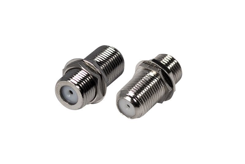 Переходник гнездо F – гнездо F, бочка с кольцом REXANT 05-4201