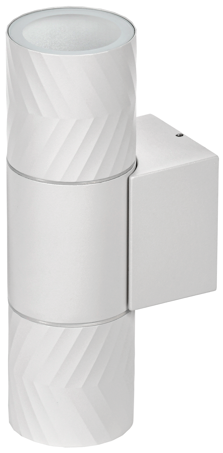 LIGHTING Светильник уличный 5108 настенный под лампу 2хGU10 IP65 белый IEK LT-UBU0-5108-GU10-2-K01