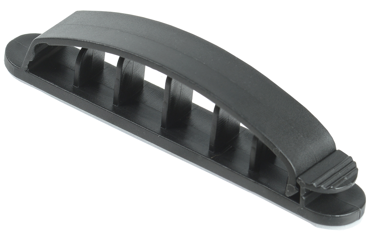 Клипса самоклеящаяся КС-5 черная (12шт)IEK UHP41-5-K02