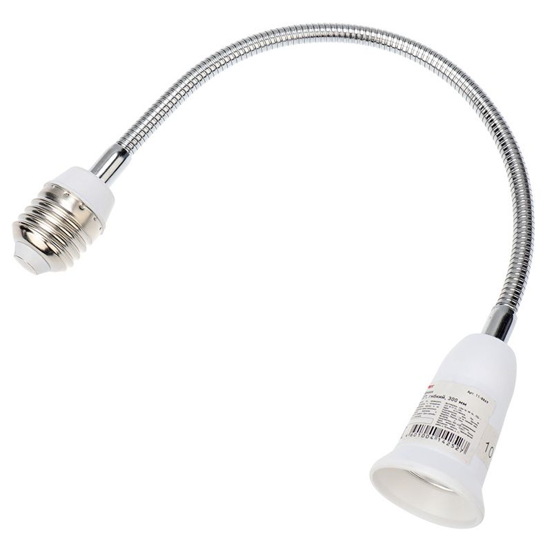 Переходник Е27-Е27 гибкий 300 мм REXANT 11-8869