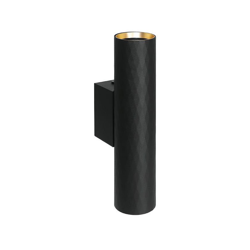 Настенный светильник WOLTA WSL-MR11/W17BG Piccole под лампу MR11 с цоколем GU10 IP20 Чёрный/золото φ40*180*65mm